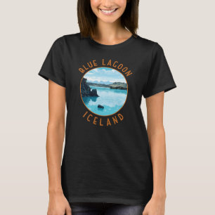 Blue Lagoon IJsland Noodcirkel T-shirt