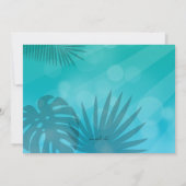 Blue Lagoon Invitation Kaart (Achterkant)