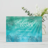 Blue Lagoon Invitation Kaart (Staand voorkant)