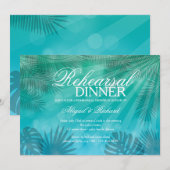 Blue Lagoon Invitation Kaart (Voorkant / Achterkant)