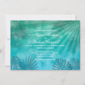 Blue Lagoon Invitation Kaart (Voorkant)