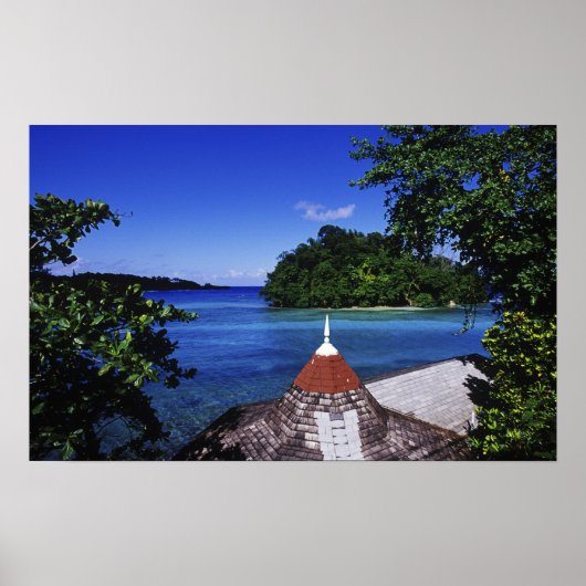 Blue Lagoon, Port Antonio, Jamaica Poster (Voorkant)