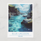 Blue Lagoon reizen naar IJsland Briefkaart (Voorkant)