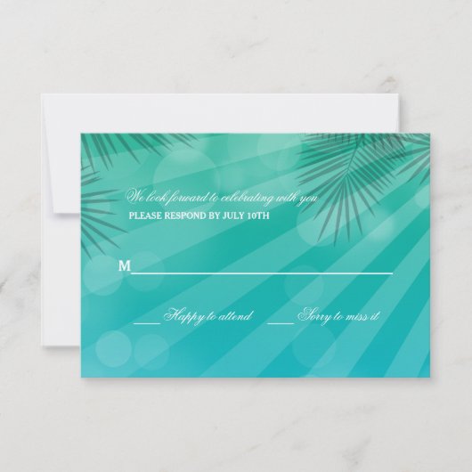 Blue Lagoon Response-Kaarten Kaart (Voorkant)