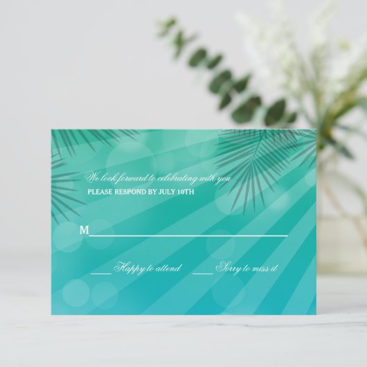 Blue Lagoon Response-Kaarten Kaart (Staand voorkant)