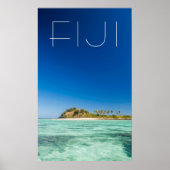 Blue Lagoon Seascape, Fiji Poster (Voorkant)