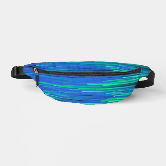 Blue Lagoon tweezijdige print Fanny-Pack Heuptasje (Voorkant)