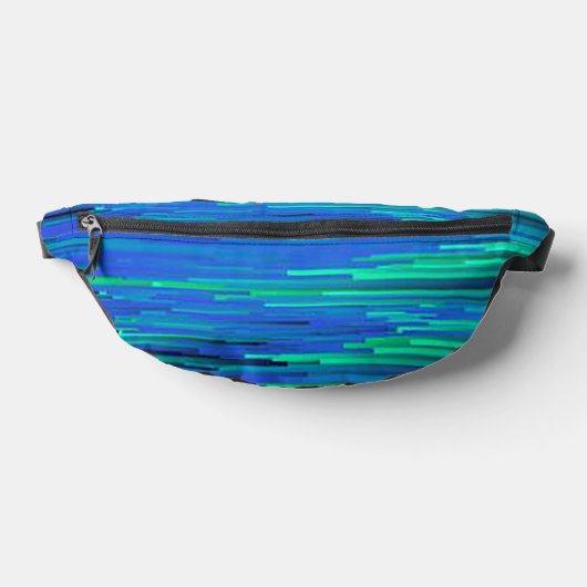 Blue Lagoon tweezijdige print Fanny-Pack Heuptasje (Liggend)