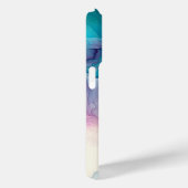 Blue Lagoon Waterverf Dream Custom Case-Mate iPhone Case (Achterkant / Rechts)