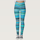 Blue Lagoon Zen | Aangepaste workout Leggings (Voorkant)