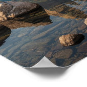 Blue Lake en Granite Spires Poster (Hoek)