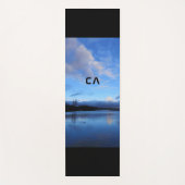 Blue Lake-fotomonogram Yogamat (Voorkant)