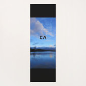 Blue Lake-fotomonogram Yogamat (Achterkant)