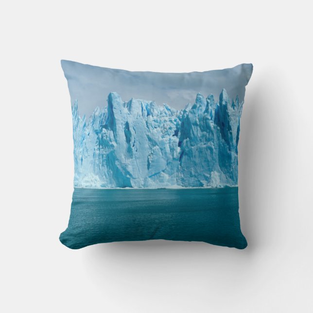 Blue Lake, Ice en Sky Kussen (Voorkant)