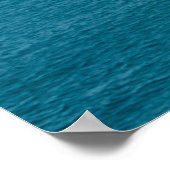 Blue Lake, Ice en Sky Poster (Hoek)