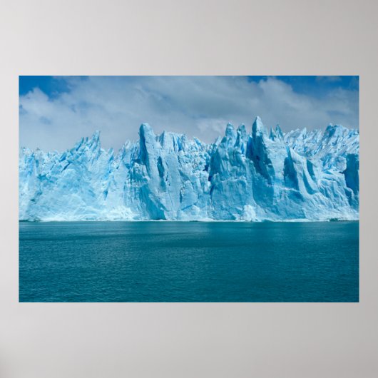 Blue Lake, Ice en Sky Poster (Voorkant)