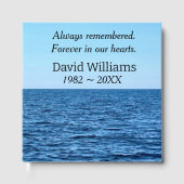 Blue Lake Michigan Gastenboek (Voorkant)