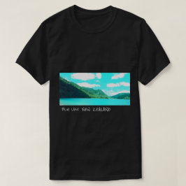 Blue Lake Nieuw-Zeeland Meer Tikatipu reis T-shirt