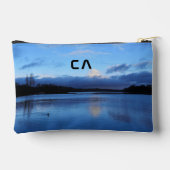 Blue Lake Photo Monogram Accessoirezak Etui (Achterkant)