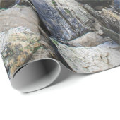 Blue Lake Rocky Mountain Pine Forest Cadeaupapier (Rol Hoek)