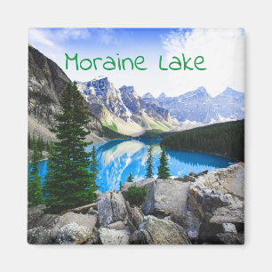 Blue Lake Rocky Mountain Pine Forest Magneet