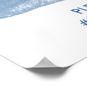 Blue Lake Streak | De liefde vangen | Weddenschap Poster (Hoek)