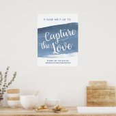 Blue Lake Streak | De liefde vangen | Weddenschap Poster (Keuken)