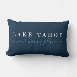 Blue Lake Tahoe Happy Place  Lenden Kussen