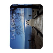 Blue Lake Tahoe Pier Magneet (Verticaal)