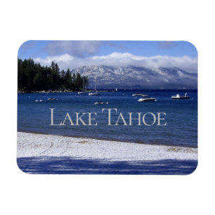 Blue Lake Tahoe Sierras of Nevada and California Magneet