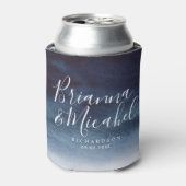 Blue Lake Waters | Gepersonaliseerd Blikjeskoeler (Blikje Voorkant)