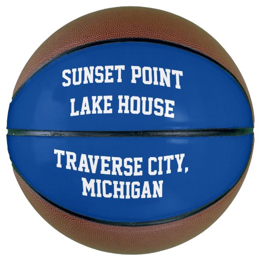 Blue Lakehouse Basketbal (Voorkant)
