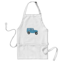 Blue Land Cruiser Apron  Standaard Schort