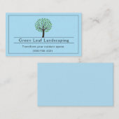 Blue Landscaping Yard Garden Service Visitekaartje (Voorkant / Achterkant)