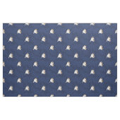 Blue Lauae Bulldog Stof (Fat Quarter)