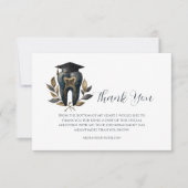 Blue Laurel Dental Graduation Bedankkaart (Voorkant)