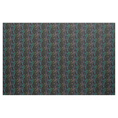 Blue Lavender Gold Musical Notes Pattern Fabric Stof (Yard (91,4 cm))
