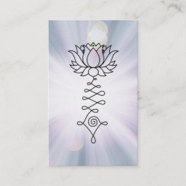 *~* Blue Lavender Lotus Rays Reiki Healing Energy Visitekaartje