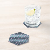 Blue Lavender Polka Dot Onderzetter Set (Insitu)