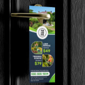 Blue Lawn Care Landscaping Trimming Mowing Service Deurhanger