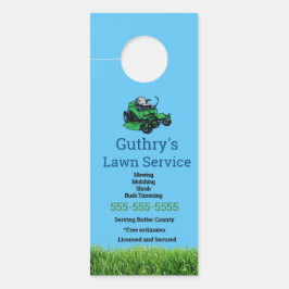 Blue Lawn Service Deuren Hanger