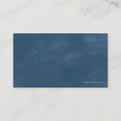 Blue Lawyer Scales of Justice Gold Effect Canvas Visitekaartje (Achterkant)