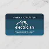 Blue Layers Creative Electricia Home Visitekaartje (Voorkant)