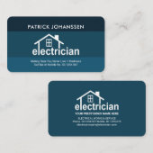Blue Layers Creative Electricia Home Visitekaartje (Voorkant / Achterkant)