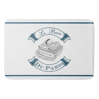 Blue Le Bain Du Paris Toothborstel & Soap Dispense Badmat