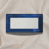 Blue Leather-Look & Linen - Scholar Series Bureaumat