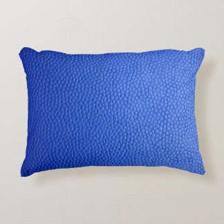 Blue leather skin texture skin accent kussen