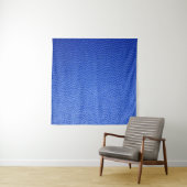 Blue leather skin texture skin wandkleed (In Situ (horizontaal))