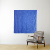 Blue leather skin texture skin wandkleed (In situ)