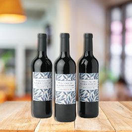 Blue Leaves Airbnb Beach Vacation Rental Wijn Etiket